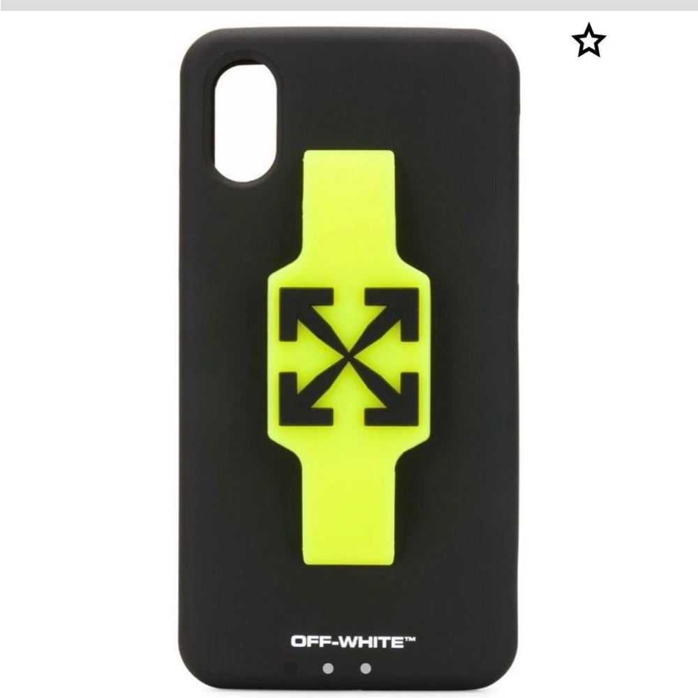 Off-White Black and Yellow Phone Case